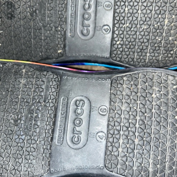 Crocs Bistro Tie Dye Adult Clogs work clogs slip resistant shoes size 6 - Picture 4 of 4